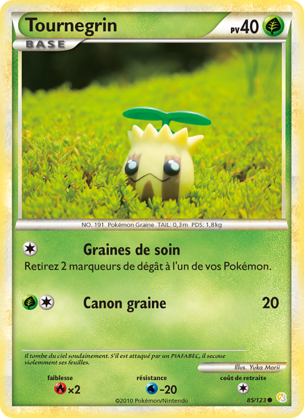 Tournegrin 85 — HeartGold SoulSilver (French Pokémon TCG card)