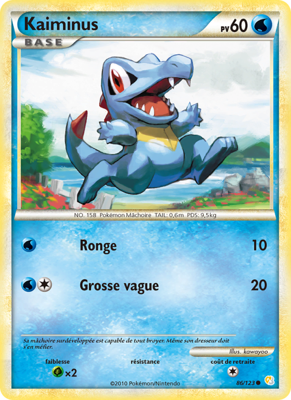 Kaiminus 86 — HeartGold SoulSilver (French Pokémon TCG card)