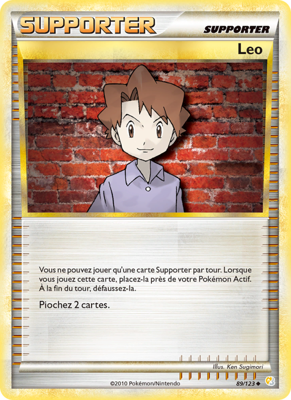 Leo 89 — HeartGold SoulSilver (French Pokémon TCG card)