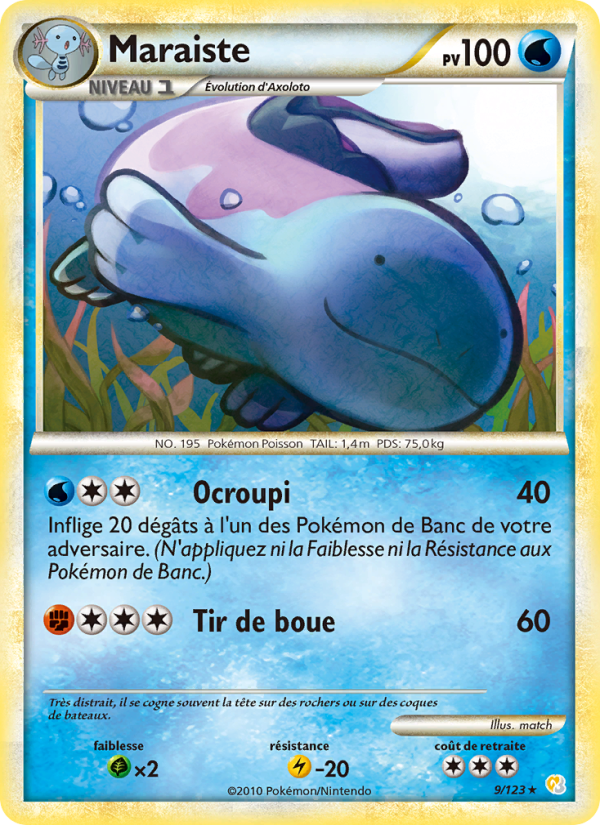 Maraiste 9 — HeartGold SoulSilver (French Pokémon TCG card)