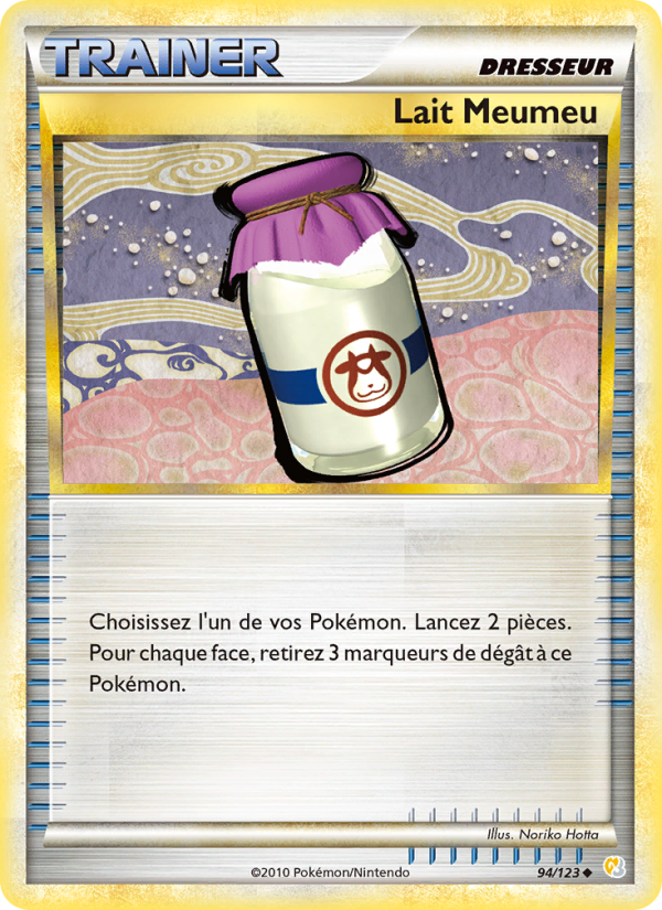 Lait Meumeu 94 — HeartGold SoulSilver (French Pokémon TCG card)