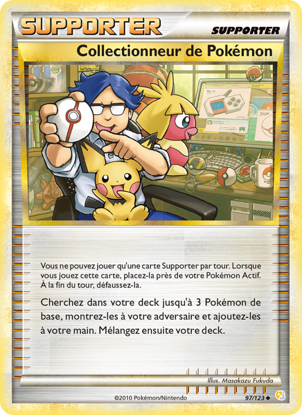 Collectionneur de Pokémon 97 — HeartGold SoulSilver (French Pokémon TCG card)