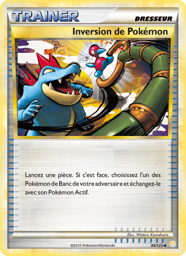 Inversion de Pokémon 99 — HeartGold SoulSilver (French Pokémon TCG card)