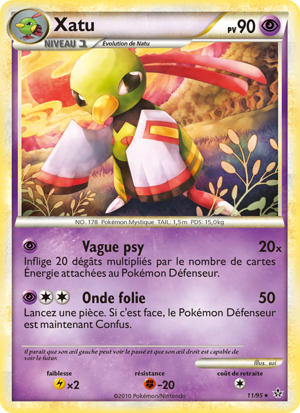 Xatu 11 — Entfesselt (French Pokémon TCG card)