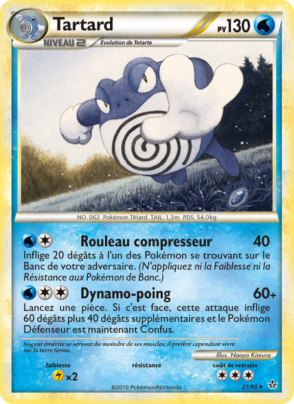 Tartard 21 — Entfesselt (French Pokémon TCG card)