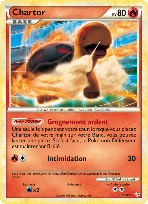 Chartor 25 — Entfesselt (French Pokémon TCG card)