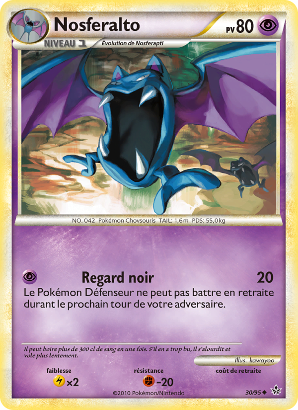Nosferalto 30 — Entfesselt (French Pokémon TCG card)