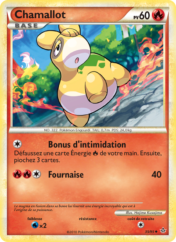 Chamallot 35 — Entfesselt (French Pokémon TCG card)