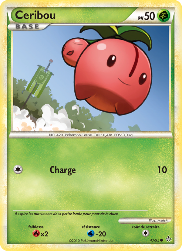Ceribou 47 — Entfesselt (French Pokémon TCG card)
