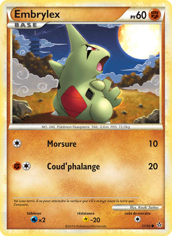 Embrylex 51 — Entfesselt (French Pokémon TCG card)