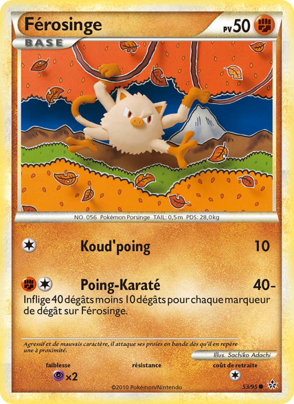 Férosinge 53 — Entfesselt (French Pokémon TCG card)