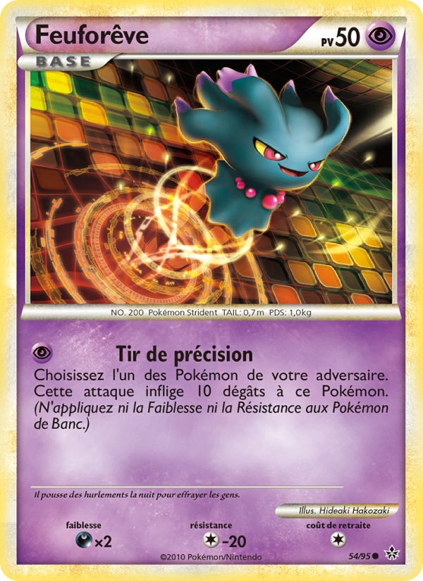 Feuforêve 54 — Entfesselt (French Pokémon TCG card)