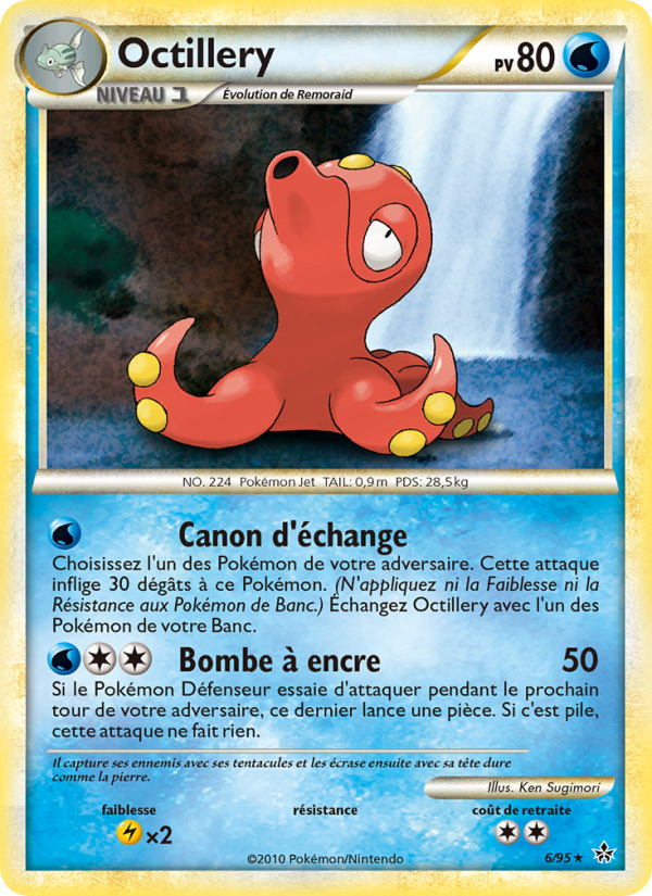 Octillery 6 — Entfesselt (French Pokémon TCG card)