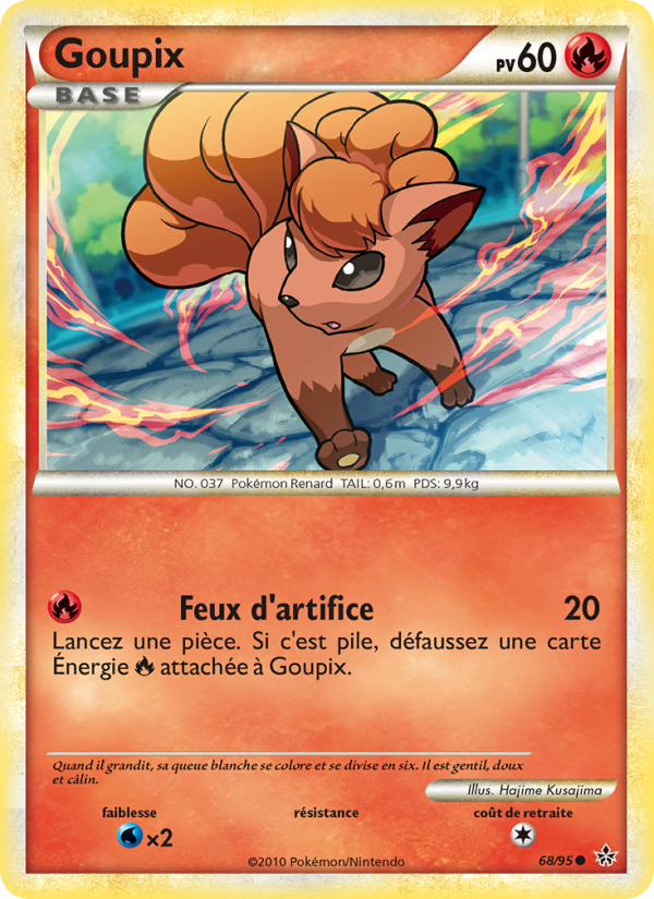 Goupix 68 — Entfesselt (French Pokémon TCG card)