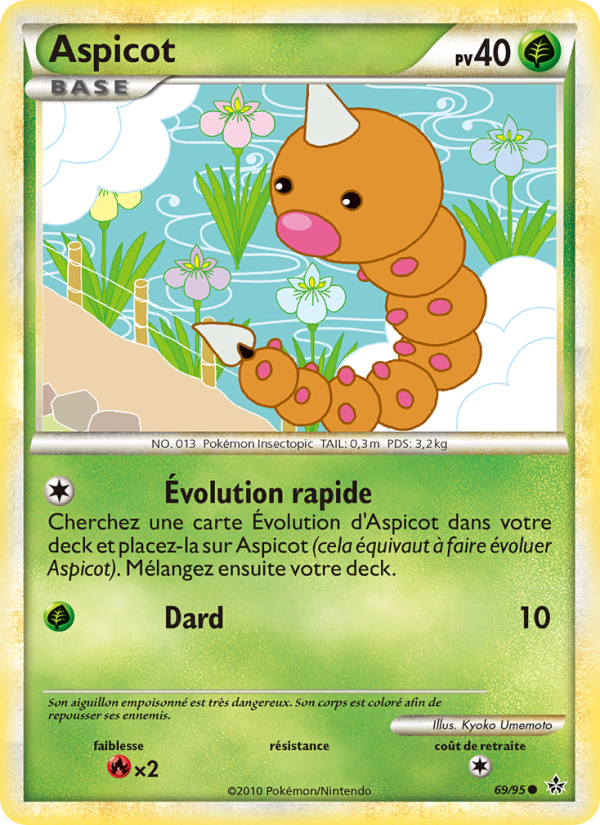 Aspicot 69 — Entfesselt (French Pokémon TCG card)