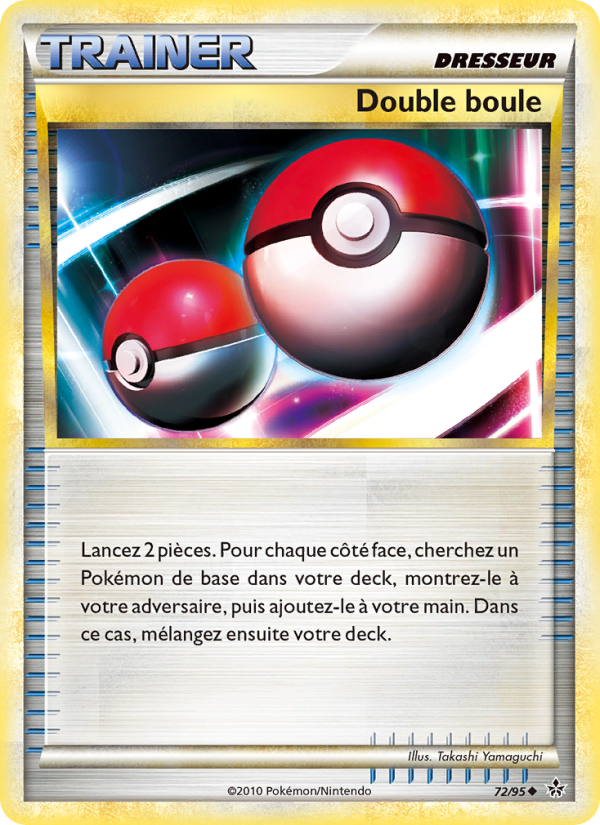 Double boule 72 — Entfesselt (French Pokémon TCG card)