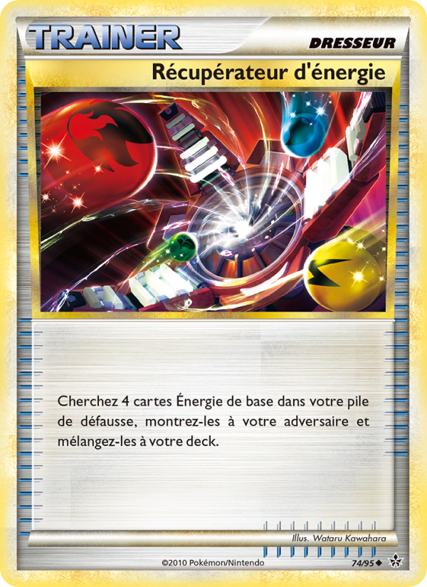 Récupérateur d’énergie 74 — Entfesselt (French Pokémon TCG card)