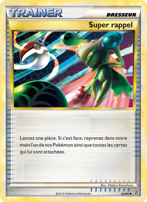 Super rappel 83 — Entfesselt (French Pokémon TCG card)