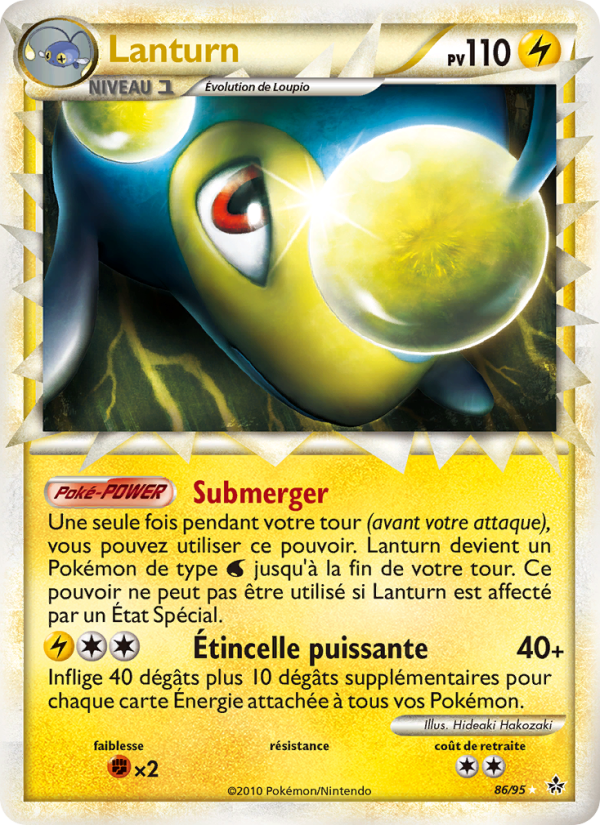 Lanturn 86 — Entfesselt (French Pokémon TCG card)