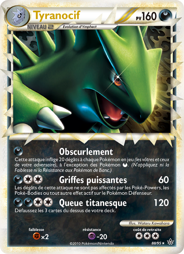 Tyranocif 88 — Entfesselt (French Pokémon TCG card)