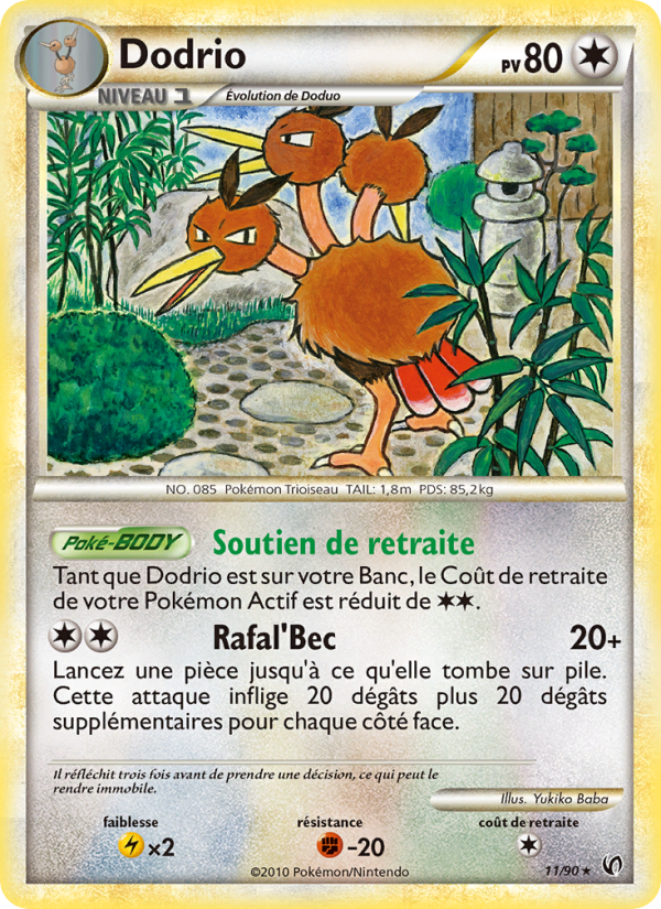Dodrio 11 — Unerschrocken (French Pokémon TCG card)