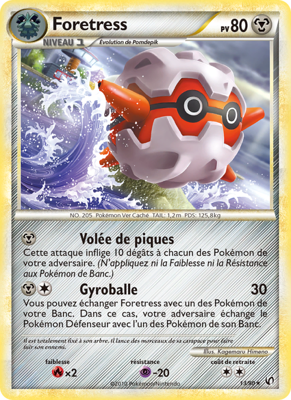 Foretress 13 — Unerschrocken (French Pokémon TCG card)