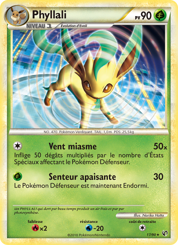Phyllali 17 — Unerschrocken (French Pokémon TCG card)