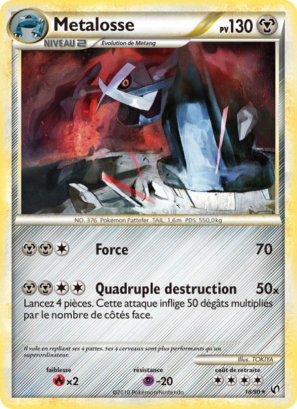 Metalosse 18 — Unerschrocken (French Pokémon TCG card)