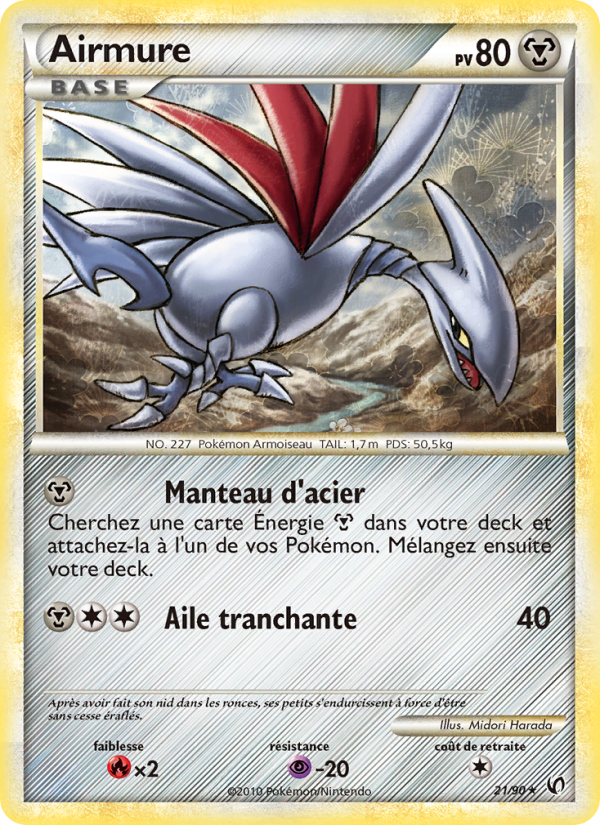 Airmure 21 — Unerschrocken (French Pokémon TCG card)