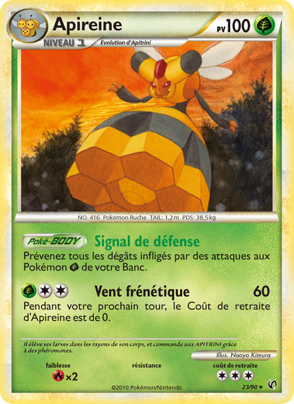Apireine 23 — Unerschrocken (French Pokémon TCG card)