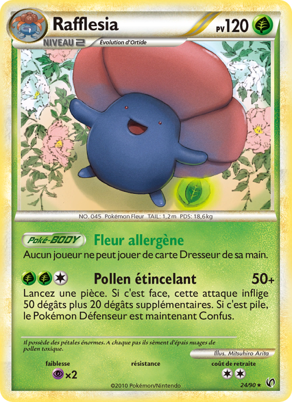 Rafflesia 24 — Unerschrocken (French Pokémon TCG card)