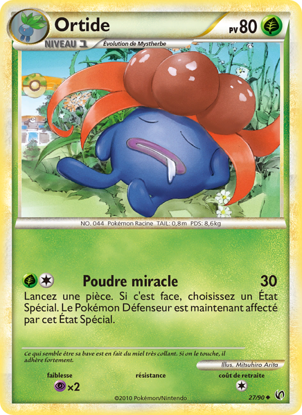 Ortide 27 — Unerschrocken (French Pokémon TCG card)