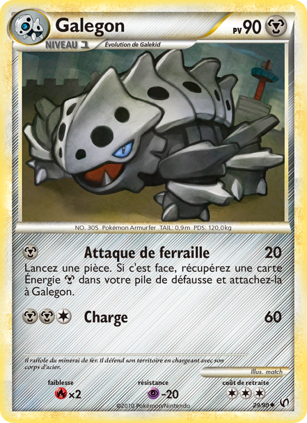 Galegon 29 — Unerschrocken (French Pokémon TCG card)