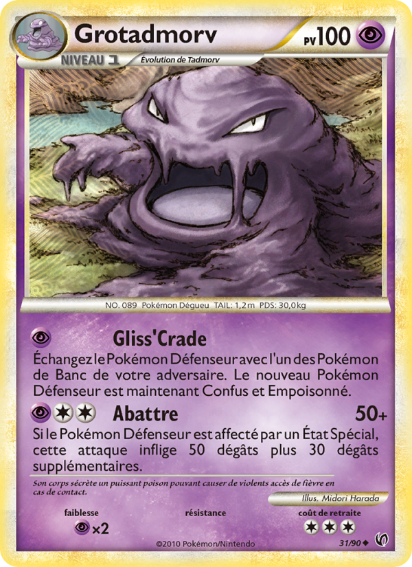 Grotadmorv 31 — Unerschrocken (French Pokémon TCG card)