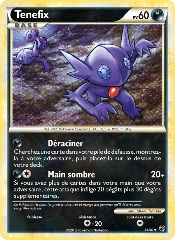 Tenefix 35 — Unerschrocken (French Pokémon TCG card)