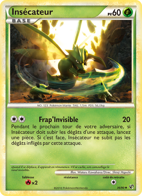 Insecateur 36 — Unerschrocken (French Pokémon TCG card)