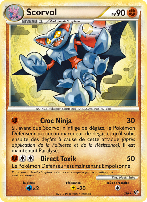 Scorvol 4 — Unerschrocken (French Pokémon TCG card)