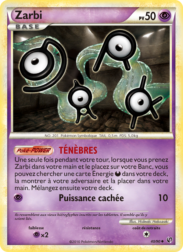Zarbi 40 — Unerschrocken (French Pokémon TCG card)