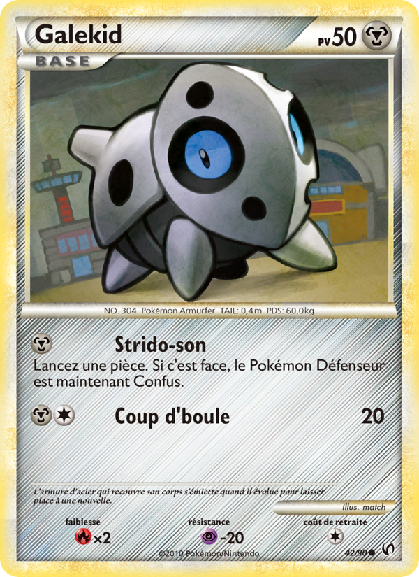 Galekid 42 — Unerschrocken (French Pokémon TCG card)