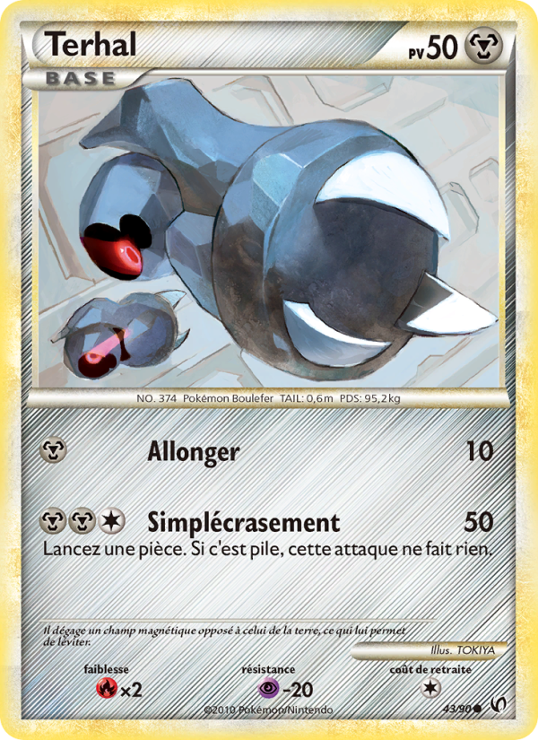 Terhal 43 — Unerschrocken (French Pokémon TCG card)