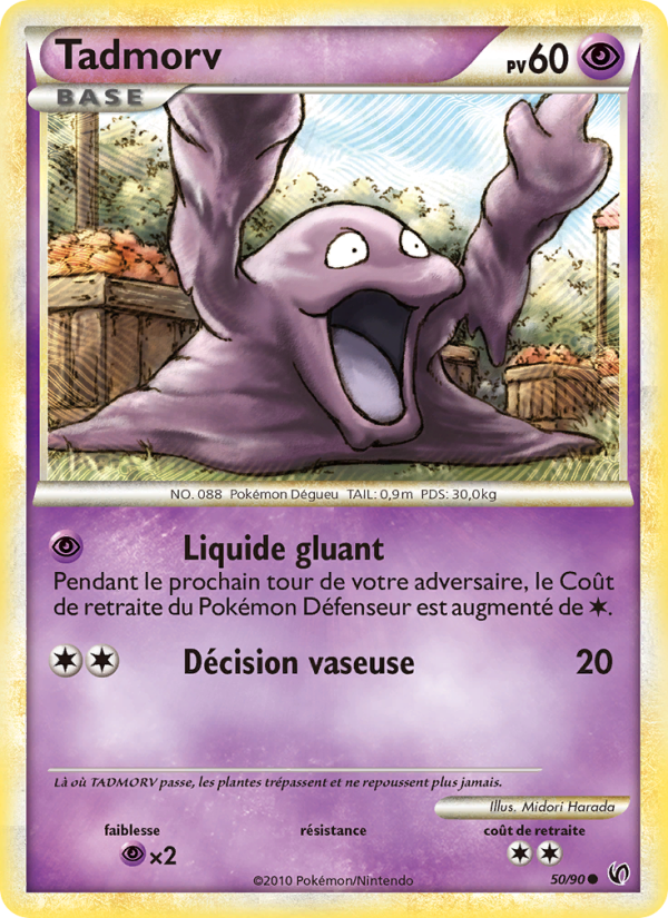 Tadmorv 50 — Unerschrocken (French Pokémon TCG card)