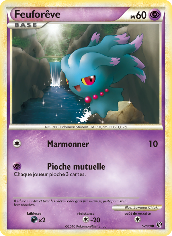 Feuforeve 57 — Unerschrocken (French Pokémon TCG card)