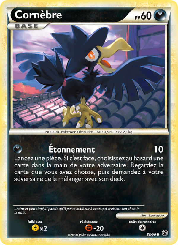 Cornebre 58 — Unerschrocken (French Pokémon TCG card)
