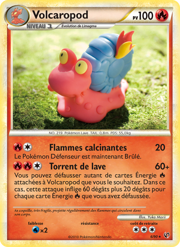 Volcaropod 6 — Unerschrocken (French Pokémon TCG card)