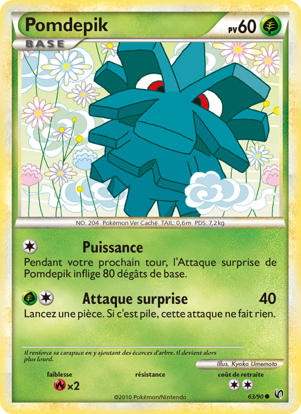 Pomdepik 63 — Unerschrocken (French Pokémon TCG card)