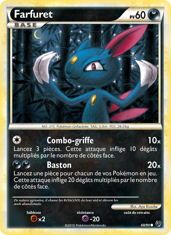 Farfuret 68 — Unerschrocken (French Pokémon TCG card)
