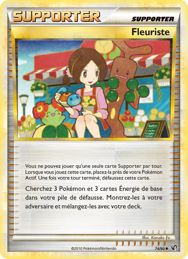 Fleuriste 74 — Unerschrocken (French Pokémon TCG card)