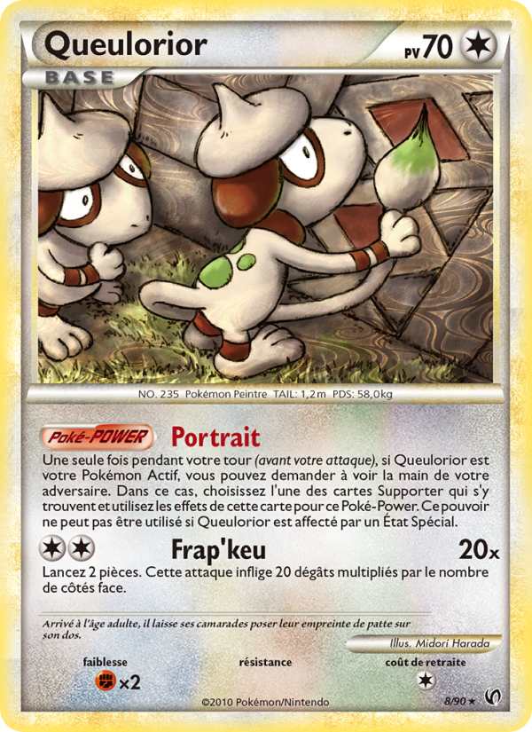 Queulorior 8 — Unerschrocken (French Pokémon TCG card)