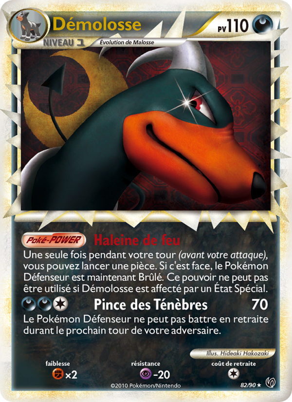 Demolosse 82 — Unerschrocken (French Pokémon TCG card)
