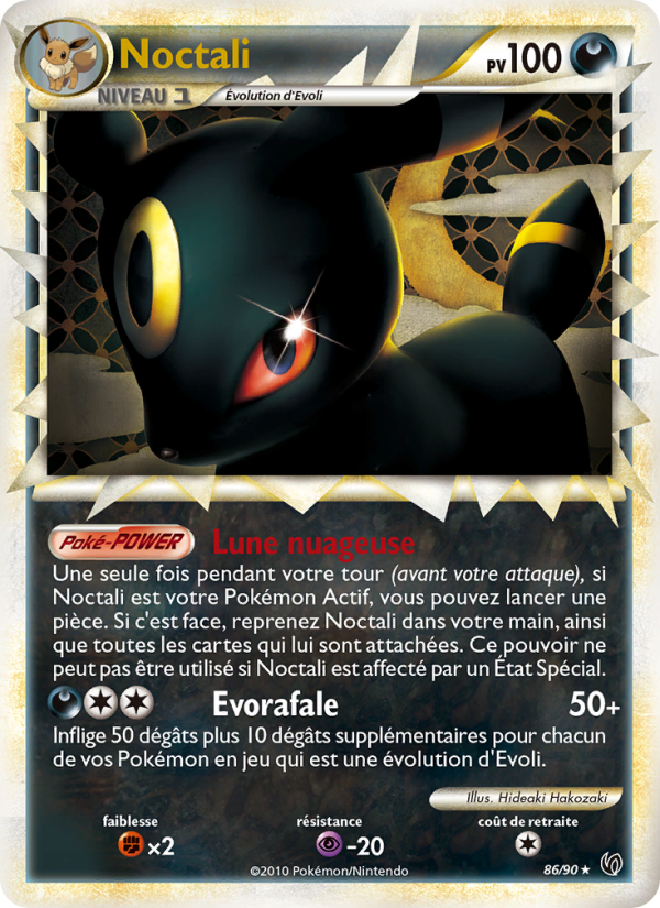 Noctali 86 — Unerschrocken (French Pokémon TCG card)
